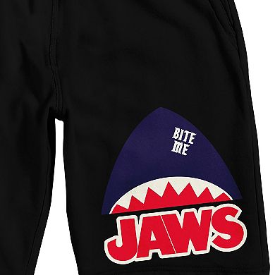 Men's Jaws Bite Me Pajama Shorts
