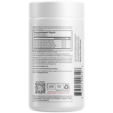 Codeage Grass-Fed Beef Organs Glandulars Supplement 180 ct
