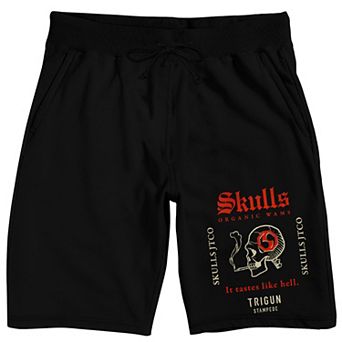 Men's Trigun Stampede Skulls Pajama Shorts