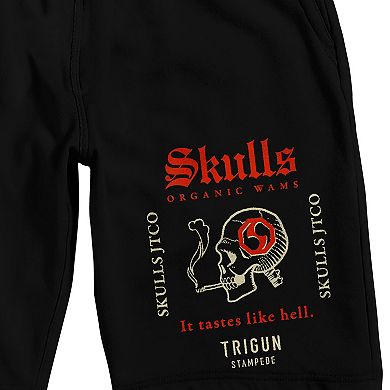 Men's Trigun Stampede Skulls Pajama Shorts