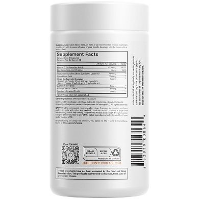 Codeage Liposomal Vitamin C 1500mg + Zinc Supplement 180 ct