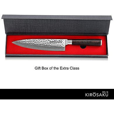 Premium Damascus Santoku Knife, Enormously Sharp Chef's Knife Made Of The Best Damascus Steel