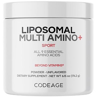 Codeage Liposomal Multi Amino+ BCAA Powder Supplement 6.15 oz