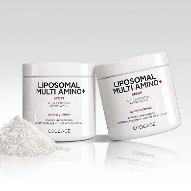 Codeage Liposomal Multi Amino+ BCAA Powder Supplement 6.15 oz