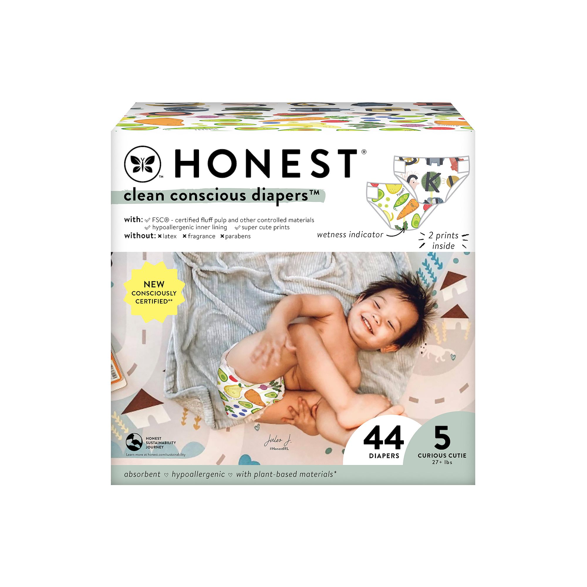 The Honest Company Club Box Diapers, Size 5