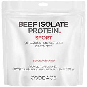 Codeage Grass-Fed Beef Isolate Protein Powder Supplement 26.45 oz