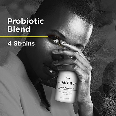 Amen Leaky Gut L-Glutamine, Probiotic & Prebiotic Supplement 90 ct