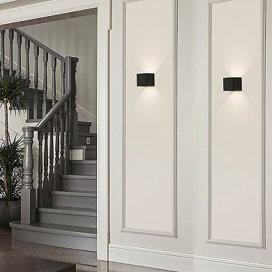 Wall Sconce LED Waterproof Wall Lamp with Adjustable Beam 10-Watt 4000K Cool White, Set of 2