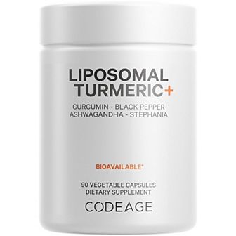 Codeage Liposomal Turmeric - 95% Curcumin Extract Supplement 90 ct