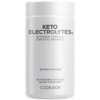 Codeage Keto Electrolytes Vegan Minerals Supplement 180 ct