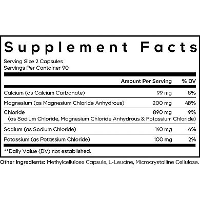 Codeage Keto Electrolytes Vegan Minerals Supplement 180 ct