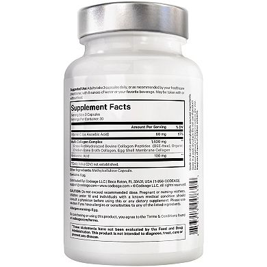 Amen Collagen Peptides + Hyaluronic Acid & Vitamin C 90 ct