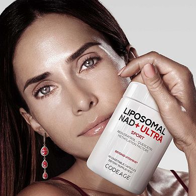 Codeage Liposomal NAD+ Ultra + Resveratrol & Vitamin B Supplement 90 ct