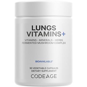 Codeage Lungs Vitamins - Multivitamins & Minerals Supplement 90 ct