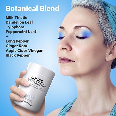 Codeage Lungs Vitamins - Multivitamins & Minerals Supplement 90 ct