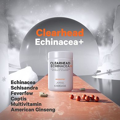 Codeage Clearhead Echinacea + Vitamins Supplement 90 ct
