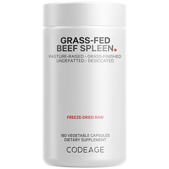 Codeage Grass-Fed Beef Spleen Glandular Supplement 180 ct