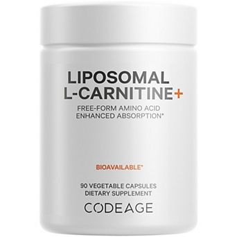 Codeage Liposomal L-Carnitine 500mg Supplement 90 ct