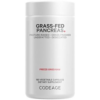 Codeage Grass-Fed Beef Pancreas Glandular Supplement 180 ct