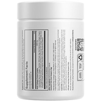 Codeage Multi Collagen Protein + Ashwagandha & Amla Berry Supplement 90 ct