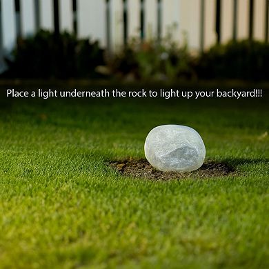 Outdoor Natural Artificial Lightweight Light Faux Rock Decor Covers Up Landscape Utilities