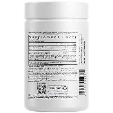 Codeage Biotin Marine Collagen Peptides Supplement 120 ct