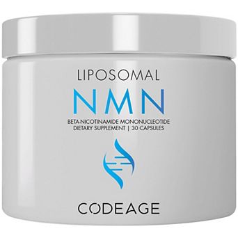 Codeage Liposomal NMN & Betaine Anhydrous TMG Capsules Supplement, NAD  Precursor, Vegan, 30 ct