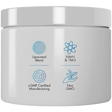 Codeage Liposomal NMN & Betaine Anhydrous TMG Capsules Supplement, NAD  Precursor, Vegan, 30 ct