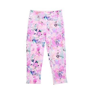 Women's Skechers® Go Walk™ Seascape Floral Capri Leggings