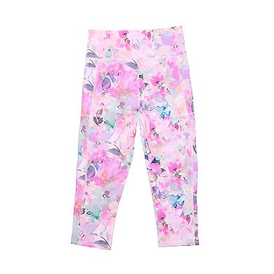 Women's Skechers® Go Walk™ Seascape Floral Capri Leggings