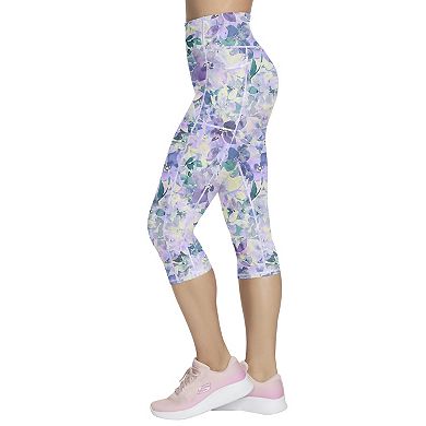 Women's Skechers GO WALK® Seascape Floral Capris