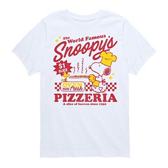 Boys 8-20 Peanuts Snoopy's Pizzeria Graphic Tee