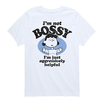 Boys 8-20 Peanuts Lucy I'm Not Bossy Graphic Tee