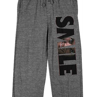 Men's Smile Movie Title Logo Pajama Pants