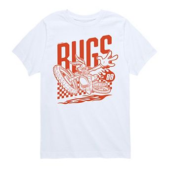 Boys 8-20 Looney Tunes Bugs Bunny Motocross Graphic Tee