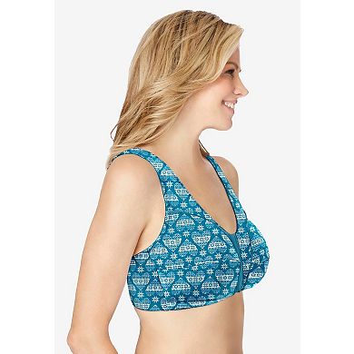 Comfort Choice Women's Plus Size Stay-Cool Wireless T-Shirt Bra