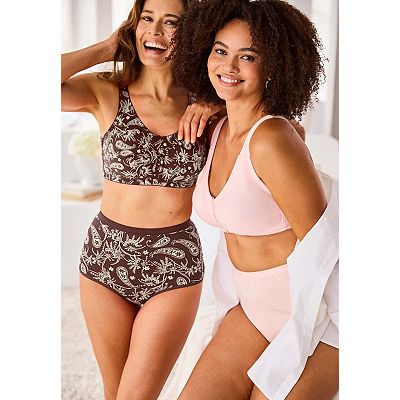Comfort Choice Women's Plus Size Front-Close Wireless Bra