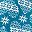 Deep Teal Fair Isle