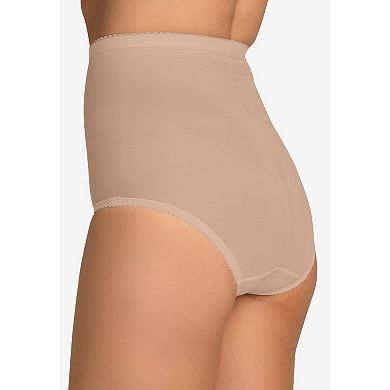 Secret Solutions Women's Plus Size Power Mesh Firm Control Shaping Brief