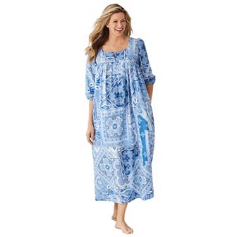 Only Necessities Plus Size Print Lounger