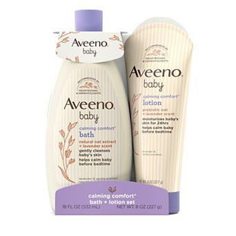 Aveeno Baby Calming Comfort Bedtime Bath & Body Lotion Set