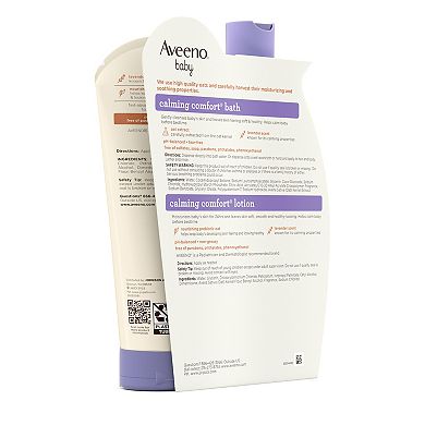 Aveeno Baby Calming Comfort Bedtime Bath & Body Lotion Set