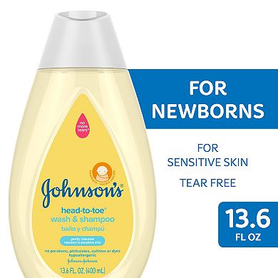 Johnson's® Head-To-Toe 13.6 oz. Tearless Gentle Baby Wash & Shampoo