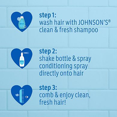 Johnson's® Clean & Fresh Shampoo & Body Wash