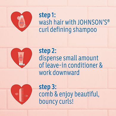 Johnson's® Curl Defining 6.8 oz. Tear-Free Kids’ Leave-In Conditioner