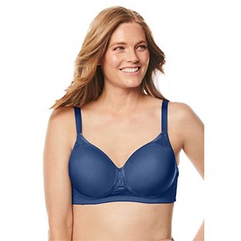 Comfort Choice Women's Plus Size Stay-cool Wireless T-shirt Bra