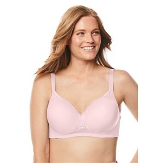 Comfort Choice Women's Plus Size Stay-Cool Wireless T-Shirt Bra