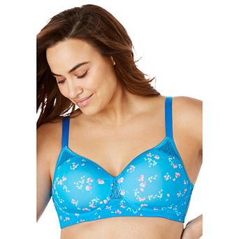 Comfort Choice Women's Plus Size Stay-Cool Wireless T-Shirt Bra