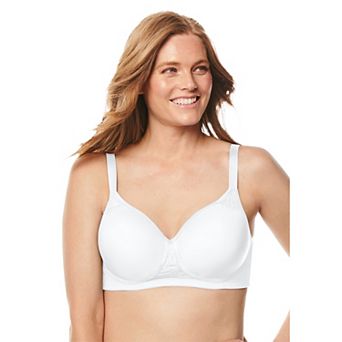 Comfort Choice Women's Plus Size Stay-cool Wireless T-shirt Bra