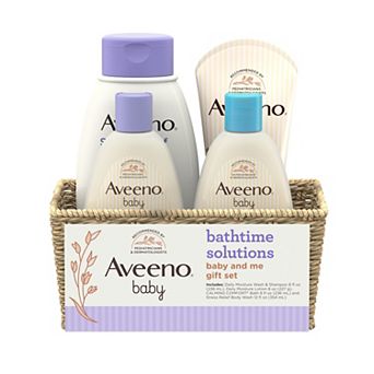 Aveeno Baby Daily Bathtime Solutions Baby & Me Gift Set